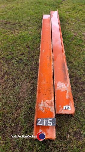 2 x steel girders