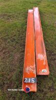2 x steel girders