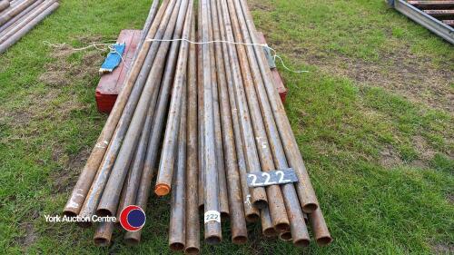 Quantity of steel piping