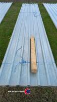 12 x 5800m box profile roof lights, new - 2