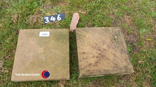 2 x pier caps 400mm x 400mm