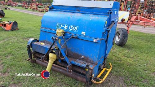 Long Equipment 1.5m grass topper/ paddock poo sweeper collector