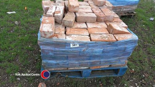 Pallet of reclaimed bricks