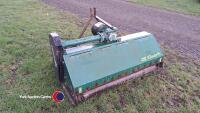 Kilworth 4ft tractor flail mower, working - 2