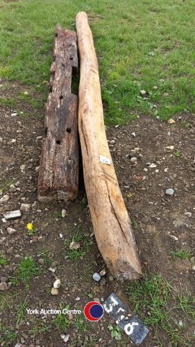 2 x oak beams