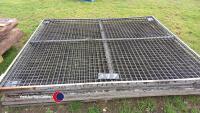 10 x galvanised 7ft x 6ft heavy duty 2in mesh panels - 2