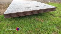 5 x new 8x4 buffalo boards 18 mm thick - 2