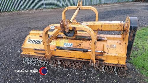 Teagle 2.4m flail topper front/rear mounted