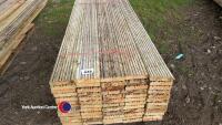 60 x1.8m reclaimed anti slip decking boards - 2