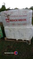 Pallet of rock wool