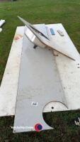 Formica sheets and stainless sink ex Nestle lab. 9ft3 x 4ft7. 9ft x 2ft. 5/8in thick