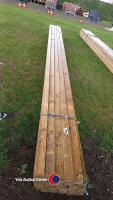30 x 3 x 2 pressure treated timbers 4.8m