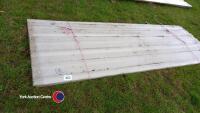 17 x roof sheets 9ft 9in - 2