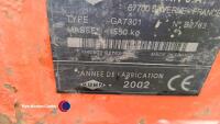 Kuhn GA7301 rake, 2002, wo, pto in office - 4