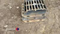 3 x manhole grates - 2