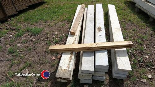 16 x concrete kick boards