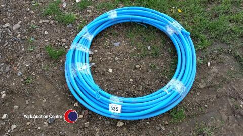 Length of blue water piping