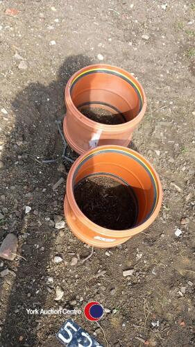 2 x 300mm collars