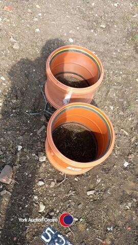 2 x 300mm collars