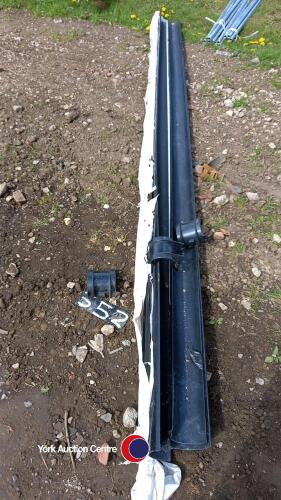10 x freeflow half round 4m rainwater gutter and fittings