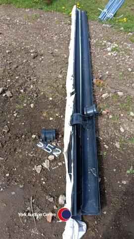 10 x freeflow half round 4m rainwater gutter and fittings