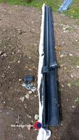 10 x freeflow half round 4m rainwater gutter and fittings