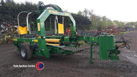 McHale 998 bale wrapper, 2010, control box and pto in office