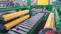 McHale 998 wrapper with round bale and static wrapping kits, controls and manuals in office, 2014 - 4