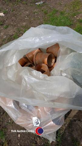 Quantity of 110mm drainage fittings