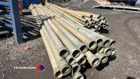 30 x 5in x 9m alloy irrigation pipes