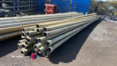 36 x 4in x 9m alloy irrigation pipes