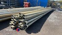 36 x 4in x 9m alloy irrigation pipes