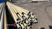 36 x 4in x 9m alloy irrigation pipes - 2