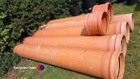 4 x drainage pipe, 400mm x 3m - 2