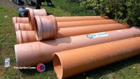 4 x drainage pipe, 400mm x 3m - 3