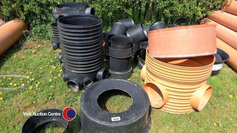 Quantity of miscellaneous of drainage fittings