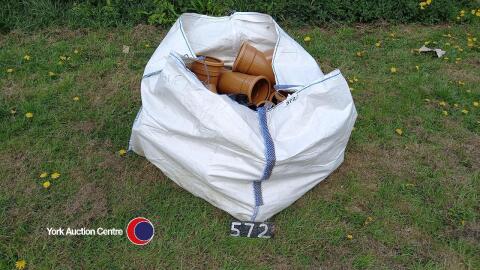 Quantity of 100mm x 150mm drainage fittings