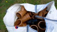 Quantity of 100mm x 150mm drainage fittings - 2