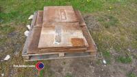 21 x 2ft x 2ft steel plates