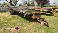 20ft bale trailer with spare wheel