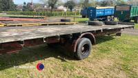 20ft bale trailer with spare wheel - 4