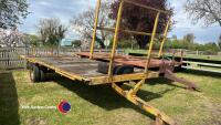 18ft bale trailer with spare wheel