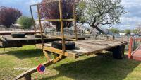 18ft bale trailer with spare wheel - 2