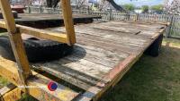 18ft bale trailer with spare wheel - 3