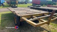 18ft bale trailer with spare wheel - 4