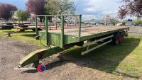 32ft twin axle bale trailer - 2