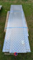 Quantity of aluminium chequer plate - 2