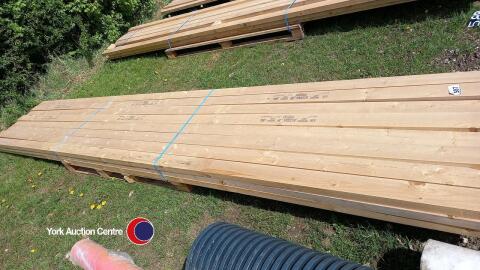 24 x 4.8m 4in x 2in timbers
