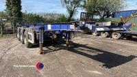 40ft extendable skelly trailer