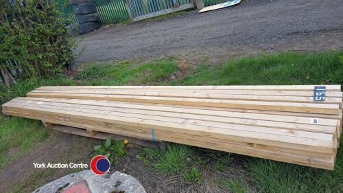 38 x 4.8m 3in x 2in timbers